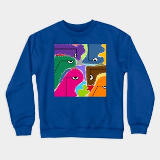 Angry eyes Crewneck Sweatshirt